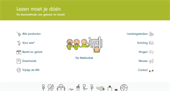 Desktop Screenshot of lezenmoetjedoen.nl