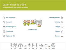 Tablet Screenshot of lezenmoetjedoen.nl